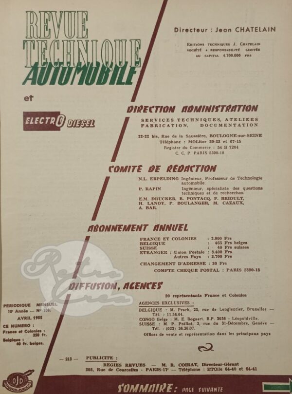 Revue Technique RTA Perkins P3, P4, P6 – Image 2