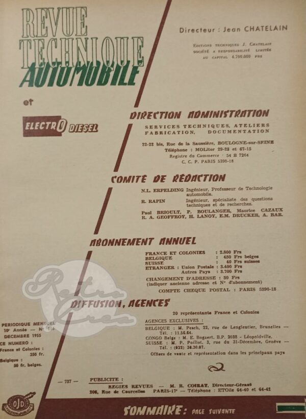 Revue Technique RTA VW Coccinelle, Combi, Kübelwagon (1945-60) - Image 2