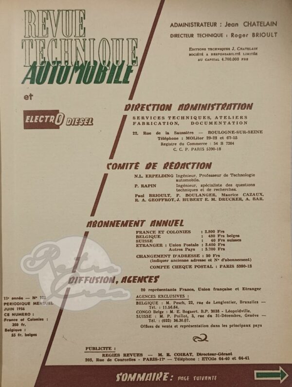 Revue Technique RTA Citroen T45, P45, T55 (partie 1) – Image 2