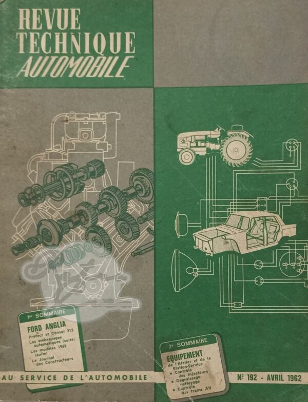 Revue Technique RTA Ford Anglia 105E, Prefect 107E, Consul 315, Classic