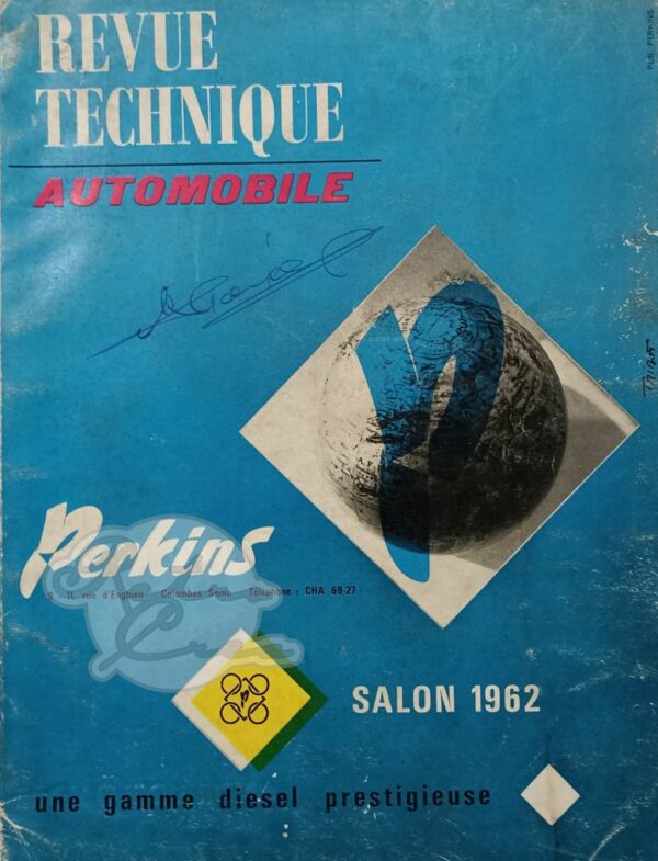 Revue Technique RTA Special Salon 1962