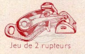 Rupteur / vis platinée SIE 89