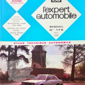 Revue Technique L'Expert Automobile Honda Accord 1979