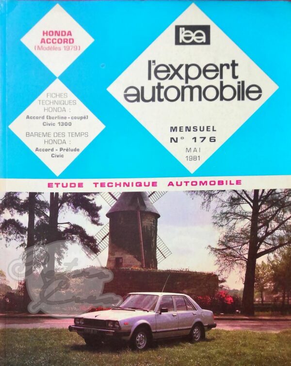 Revue Technique L'Expert Automobile Honda Accord 1979