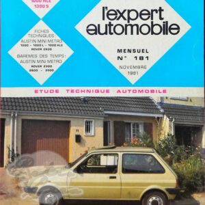 Revue Technique L'Expert Automobile Austin Mini Metro 1000 1300