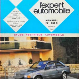 Revue Technique L'Expert Automobile Ford Escort XR3 XR3i