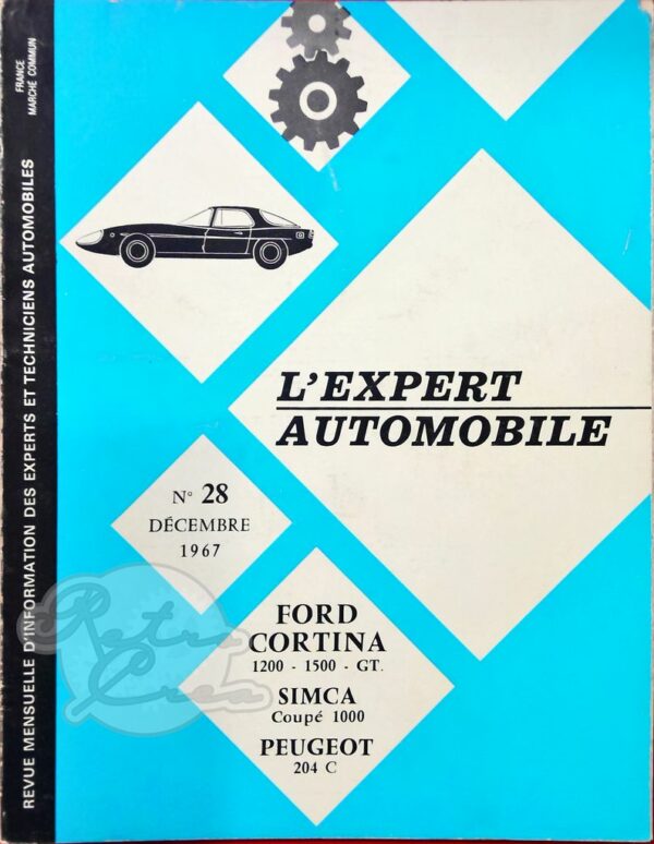 Revue Technique L'Expert Automobile Ford Cortina 1200 1500 GT