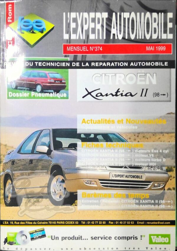 Revue Technique L'Expert Automobile Citroën Xantia II