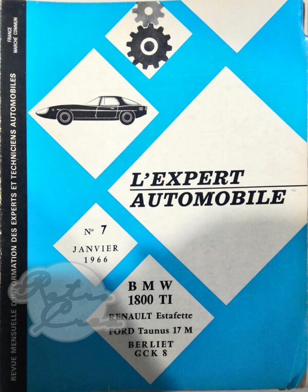 Revue Technique L'Expert Automobile BMW 1800TI