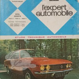 Revue Technique L'Expert Automobile Opel Manta 1200S 1600S 1900S