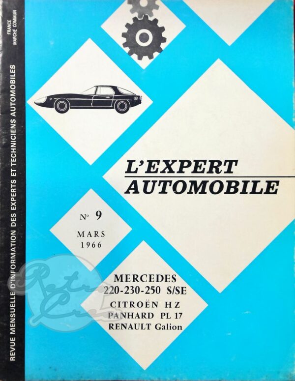 Revue Technique L'Expert Automobile Mercedes-Benz 220 230 250 S/SE