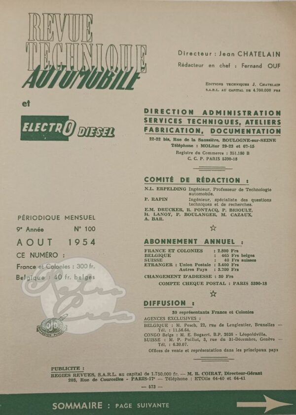 Revue Technique RTA Renault Celtaquatre - Image 2