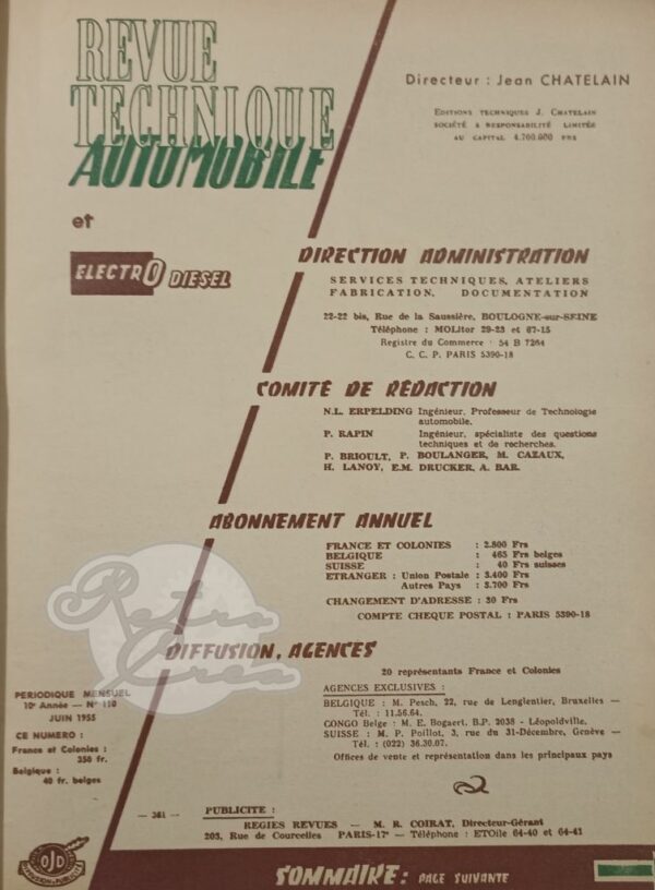 Revue Technique RTA Buick V8 Special, Super, Century, Roadmaster, Skylark (1953-55) - Image 2