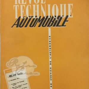 Revue Technique RTA Velam Isetta