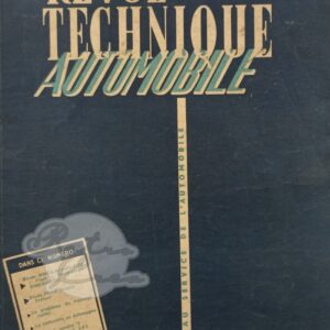 Revue Technique RTA Simca Aronde 1300 Flash