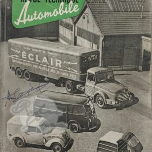 Revue Technique RTA Véhicules utilitaires 1956