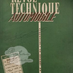 Revue Technique RTA Renault Dauphinoise, Juvaquatre R2100, R2101