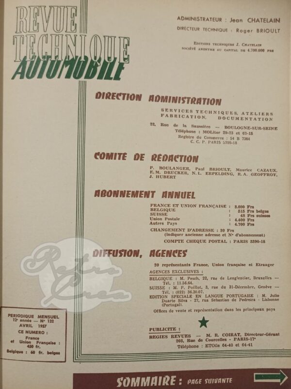 Revue Technique RTA Berliet GLC 6, PLB 6 - Image 2