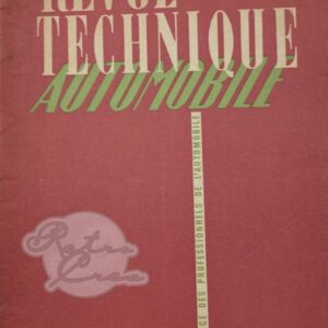 Revue Technique RTA Simca 8, Fiat 508C 1100