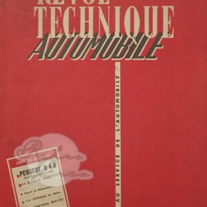 Revue Technique RTA Peugoet D4A