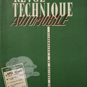 Revue Technique RTA Opel Olympia Rekord, Rekord PI (1953-60)