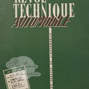 Revue Technique RTA Chrysler, Plymouth, De Soto, Fargo, Dodge 6/8cyl. (1956-59)