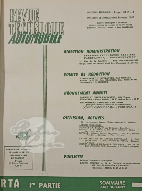 Revue Technique RTA Jaguar Mark II, Type S - Image 2