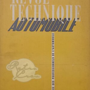 Revue Technique RTA Fiat 6cv, 508 Ballila