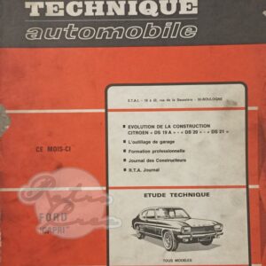Revue Technique RTA Ford Capri
