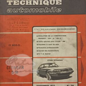 Revue Technique RTA Citroën SM