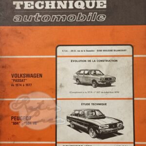 Revue Technique RTA Peugeot 604, 504 V6