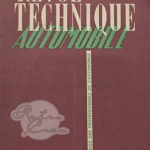 Revue Technique RTA Buick V8 Special, Super, Century, Roadmaster (1936-52). Citroën Diesel 45