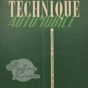 Revue Technique RTA Panhard Dyna X84 et K fourgonnette. Ford Canada C598T, C59T