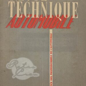 Revue Technique RTA Salmson S4 61, S4 DA