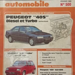 Revue Technique RTA Peugeot 405 Diesel, Turbo D