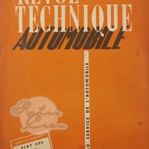 Revue Technique RTA Fiat 626. Hillman Minx