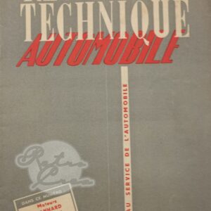 Revue Technique RTA Panhard moteur 4HL 80/100cv. Panhard Novic, Delahaye 163D, Isobloc