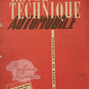 Revue Technique RTA Citroën H 1911cm3. Morris Minor MM