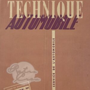 Revue Technique RTA Peugeot 201M,D,DL et toutes 301