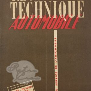 Revue Technique RTA Dodge, De Soto, Plymouth 1938-50 6cyl.