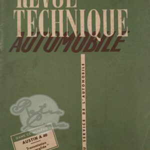 Revue Technique RTA Austin A40