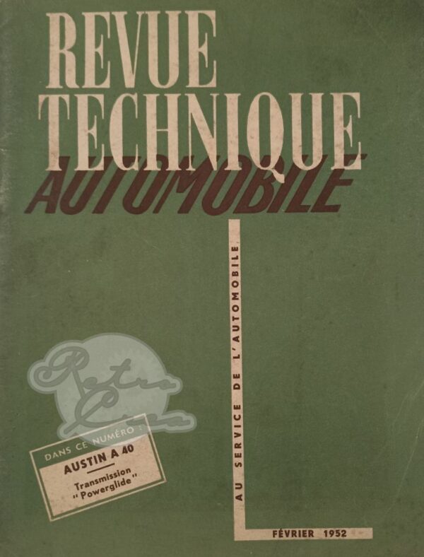 Revue Technique RTA Austin A40