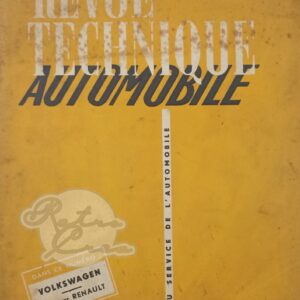 Revue Technique RTA VW Coccinelle Type 1 (1131cm3). Renault R3041
