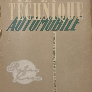 Revue Technique RTA Peugeot 202