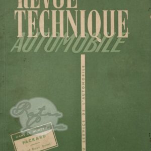 Revue Technique RTA Packard 200, 250, 300, Patrician 400 (1951-52). David Brown (partie 2)