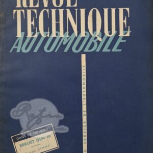Revue Technique RTA Berliet GLM10, GBM10, TLM10