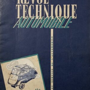 Revue Technique Etude RTA Velam Isetta