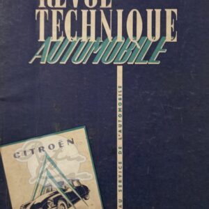 Revue Technique Etude RTA Citroën DS19