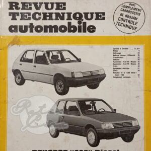 Revue Technique Etude RTA Peugeot 205