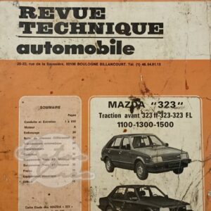 Revue Technique Etude RTA Mazda 323